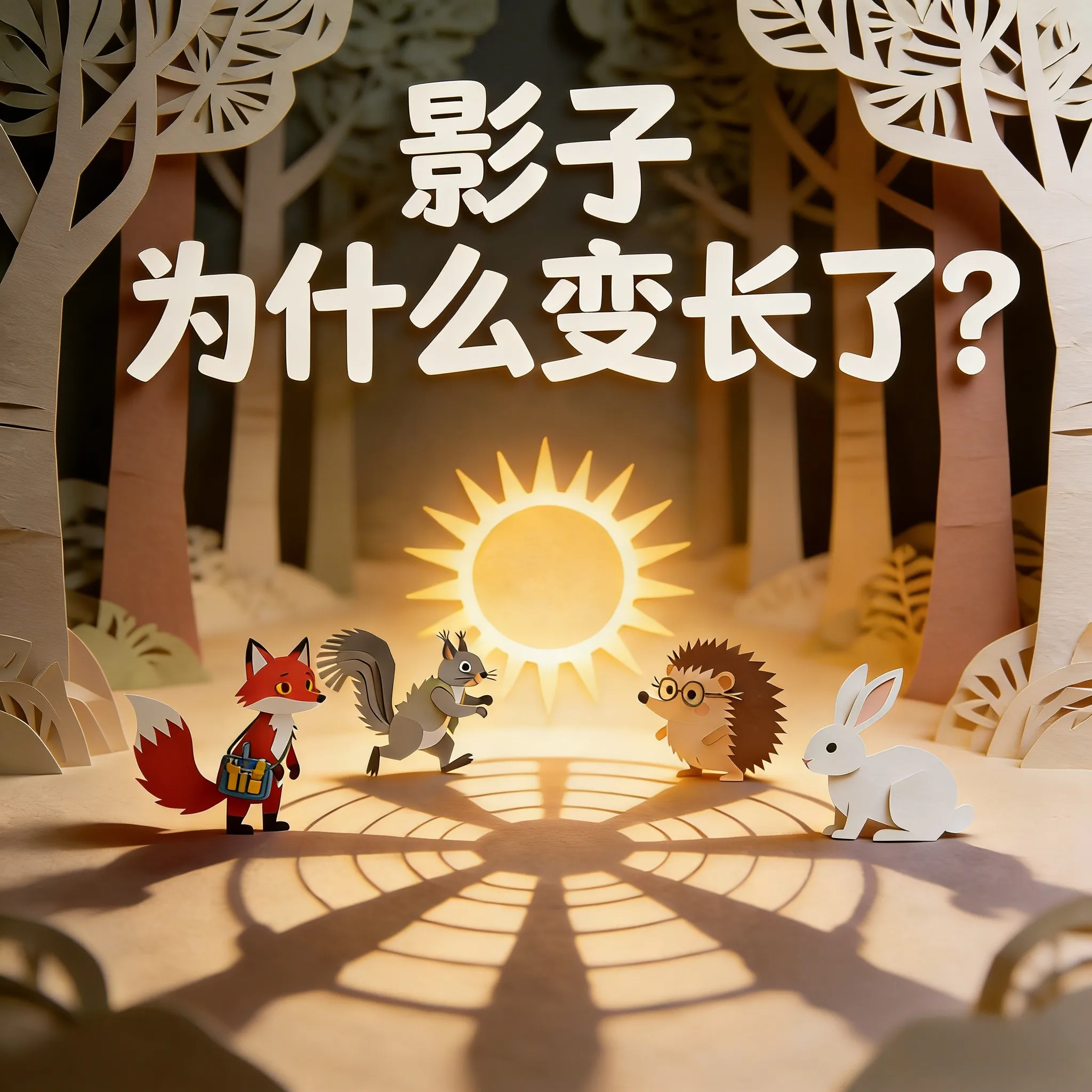 影子为什么变长了?