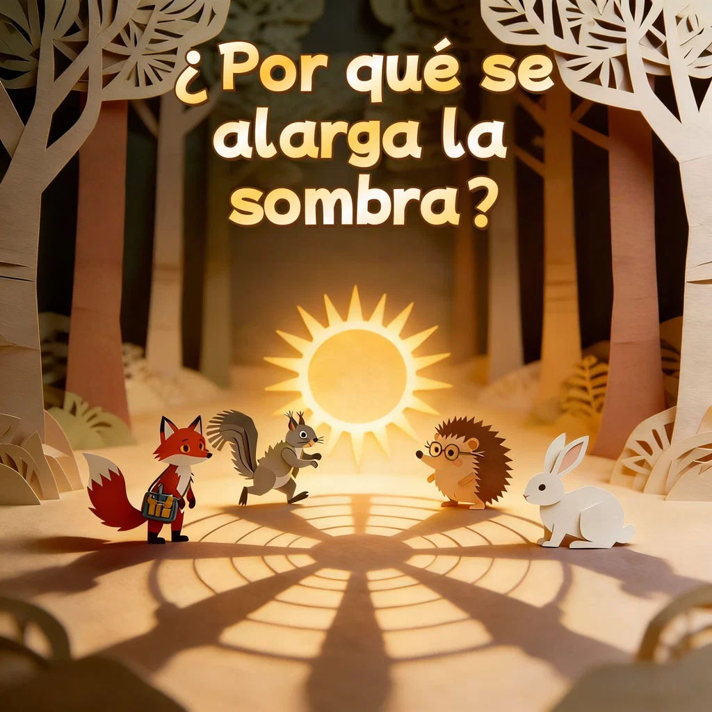 ¿Por qué se alarga la sombra?