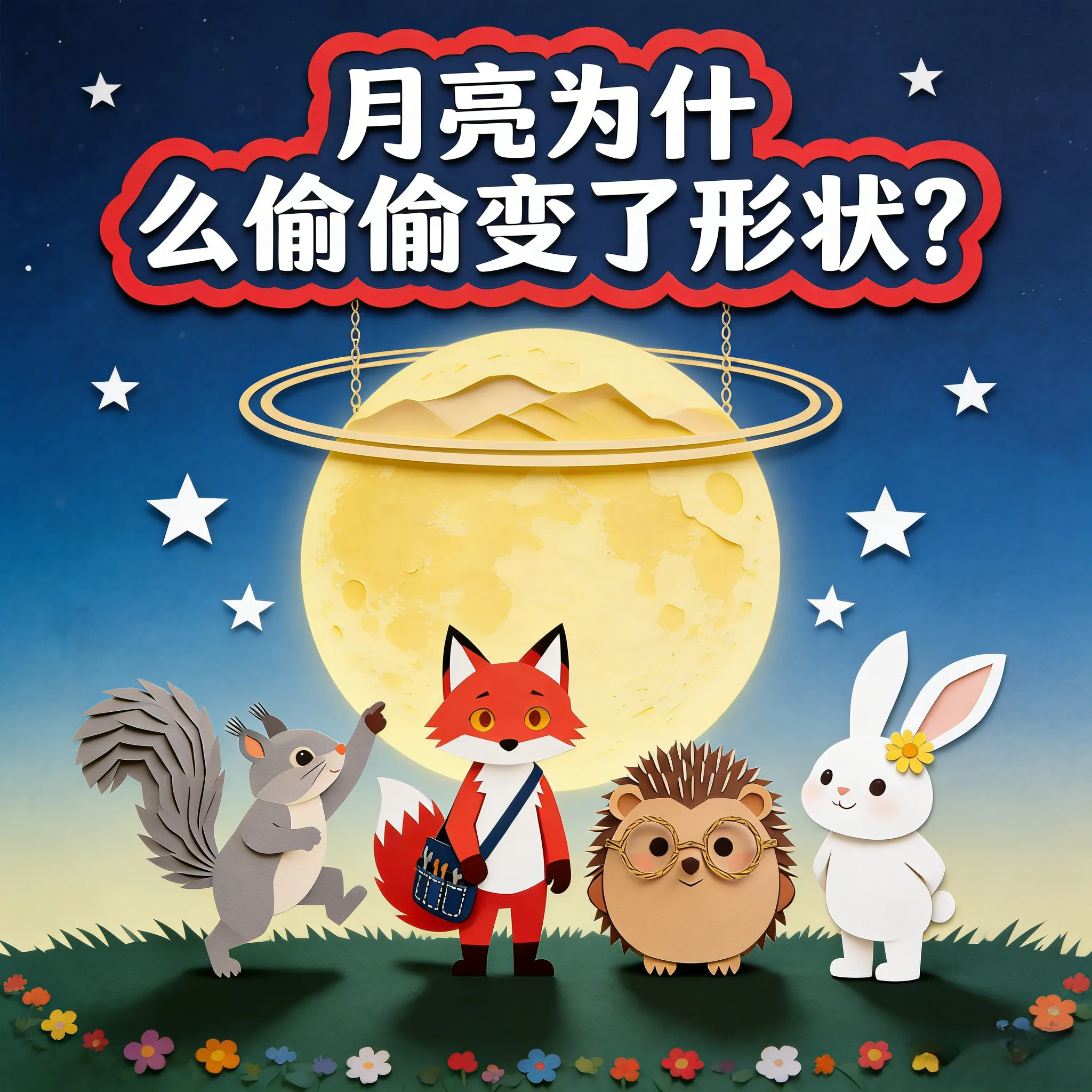 月亮为什么偷偷变了形状?