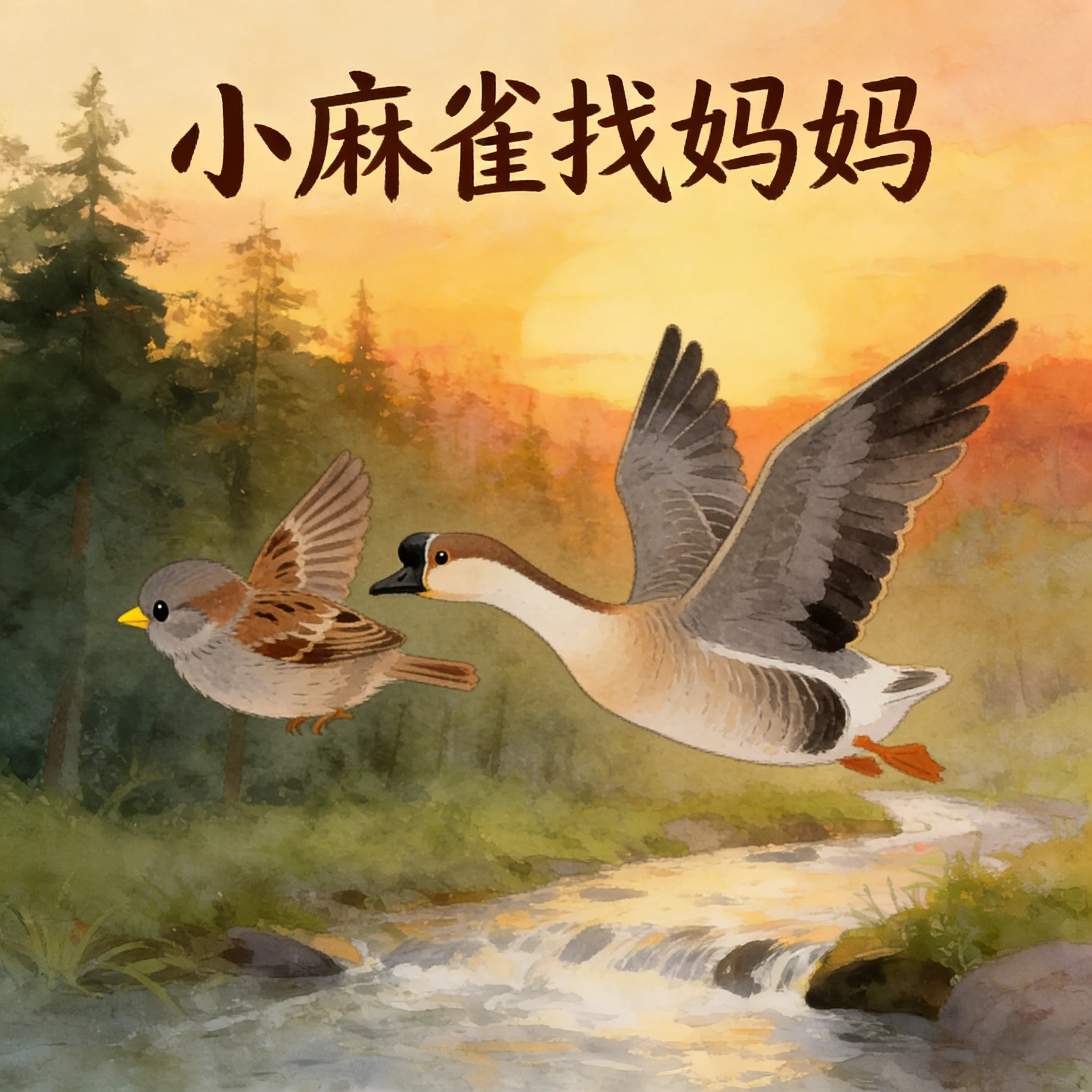 小麻雀找妈妈