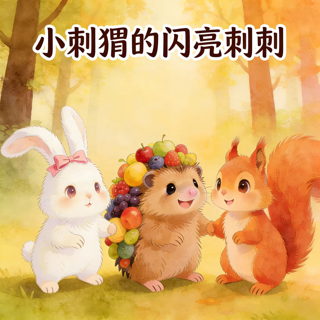 小刺猬的闪亮刺刺