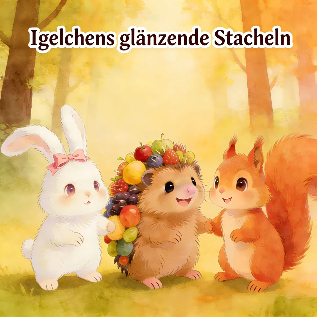 Igelchens glänzende Stacheln