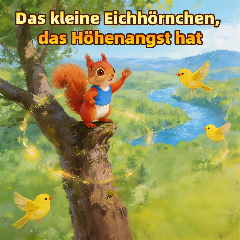 Das kleine Eichhörnchen, das Höhenangst hat