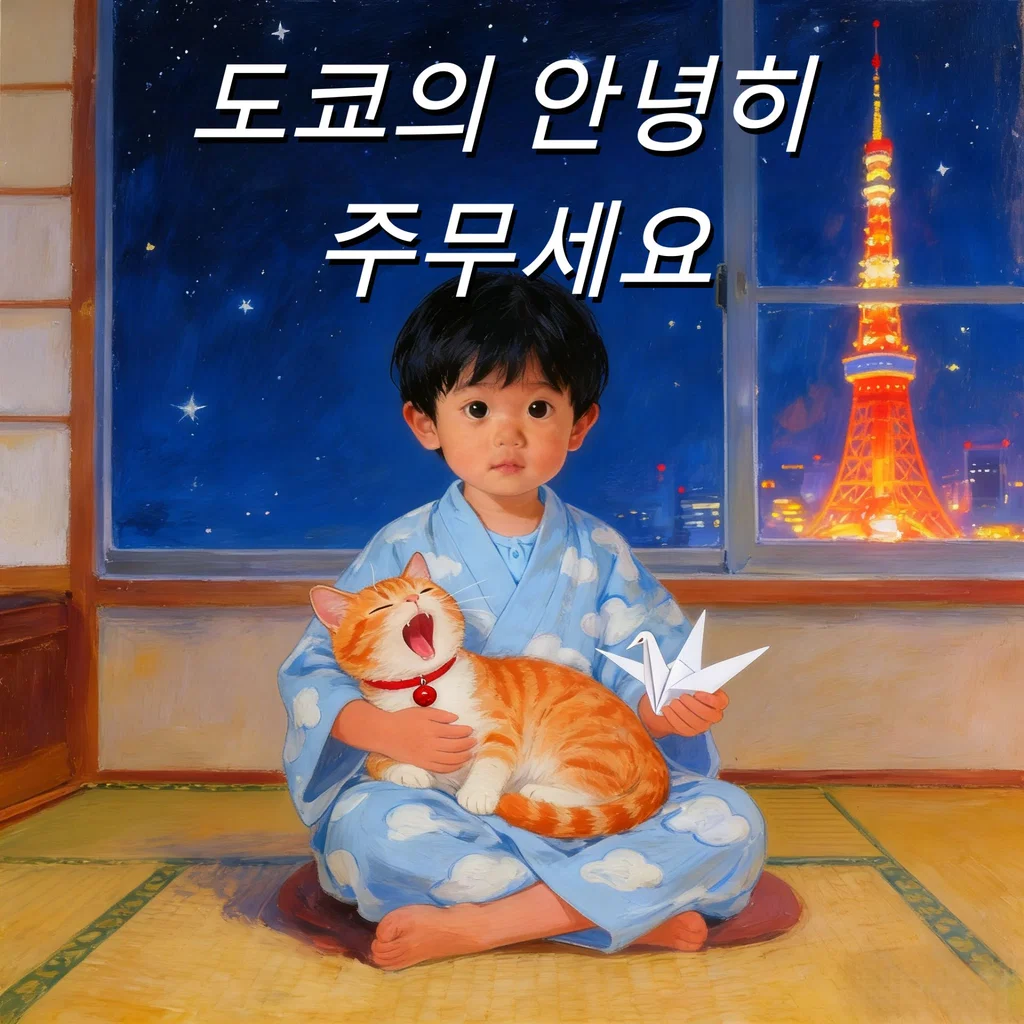 도쿄의 안녕히 주무세요