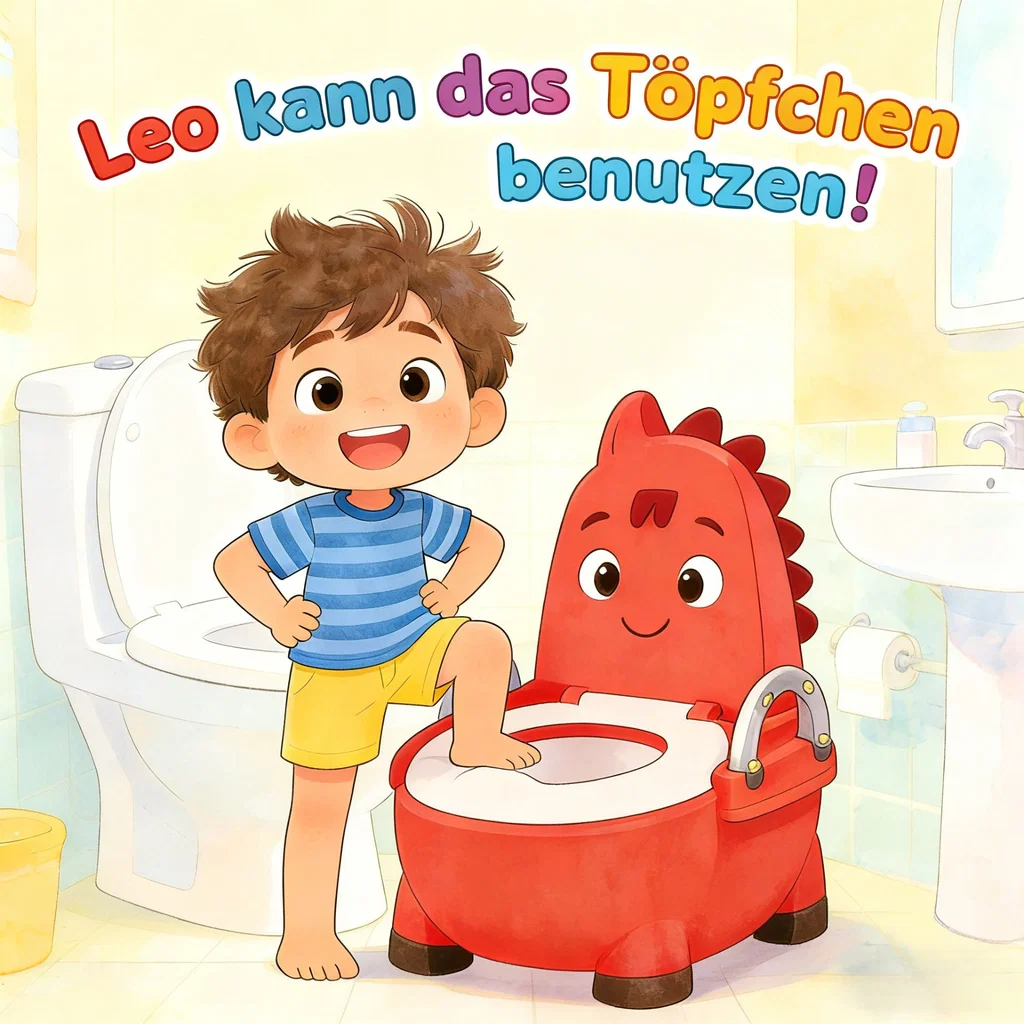 Leo kann das Töpfchen benutzen!