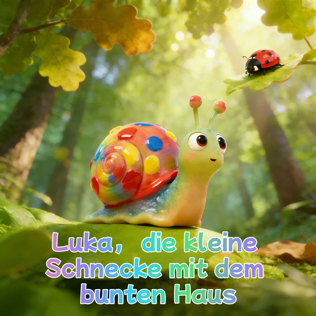 Luka, die kleine Schnecke mit dem bunten Haus