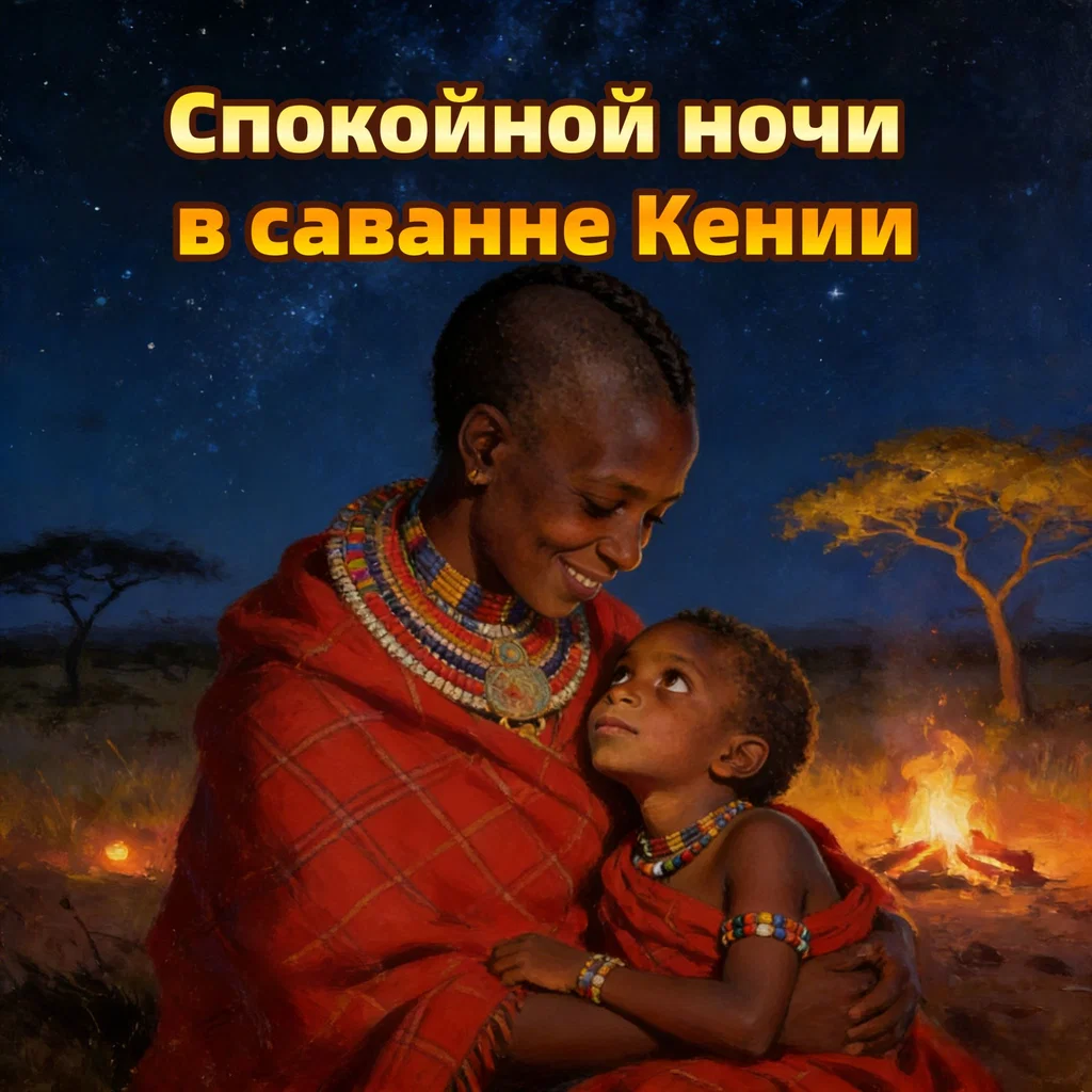 Спокойной ночи в саванне Кении