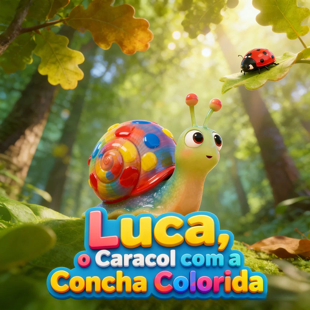 Luca, o Caracol com a Concha Colorida