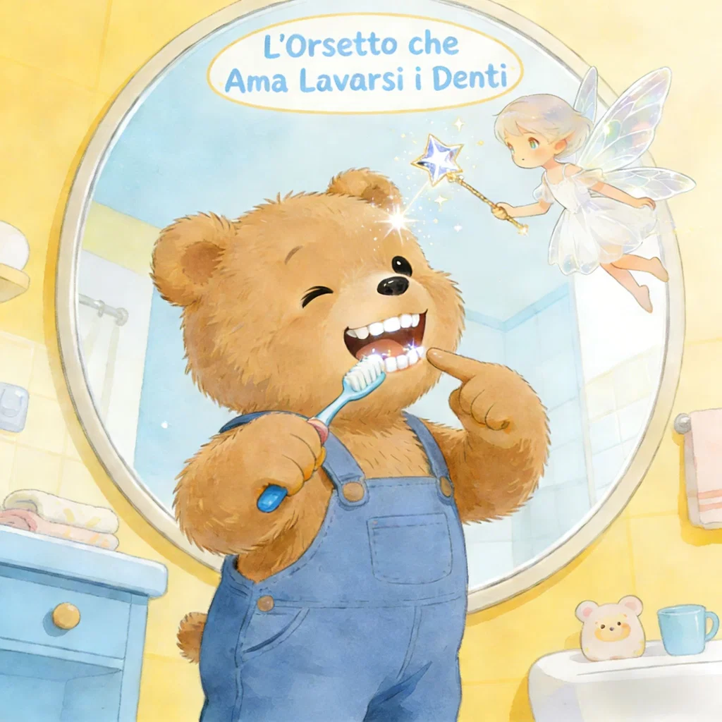 L'Orsetto che Ama Lavarsi i Denti