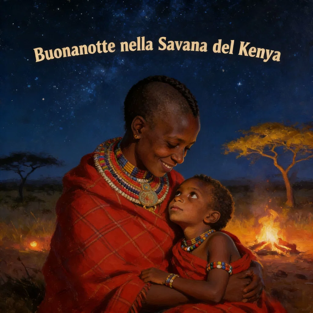 Buonanotte nella Savana del Kenya