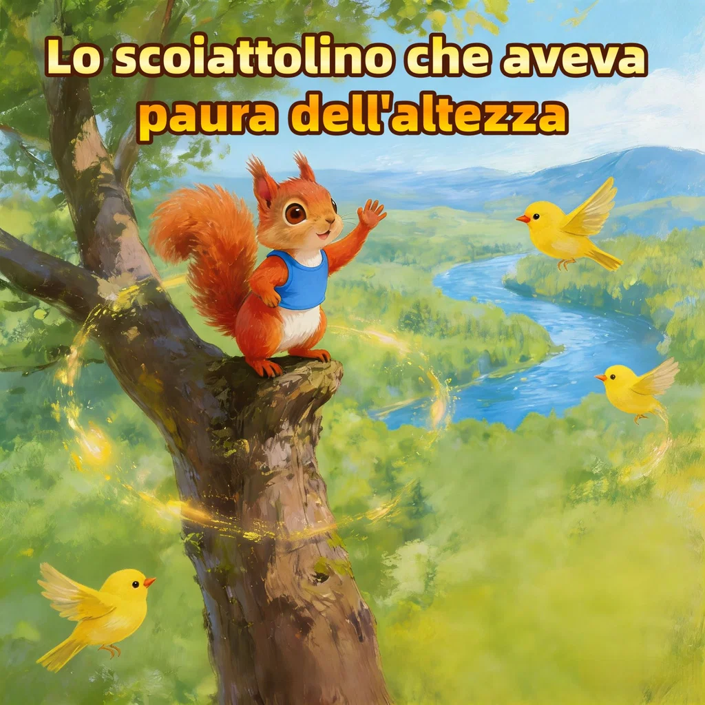 Lo scoiattolino che aveva paura dell'altezza