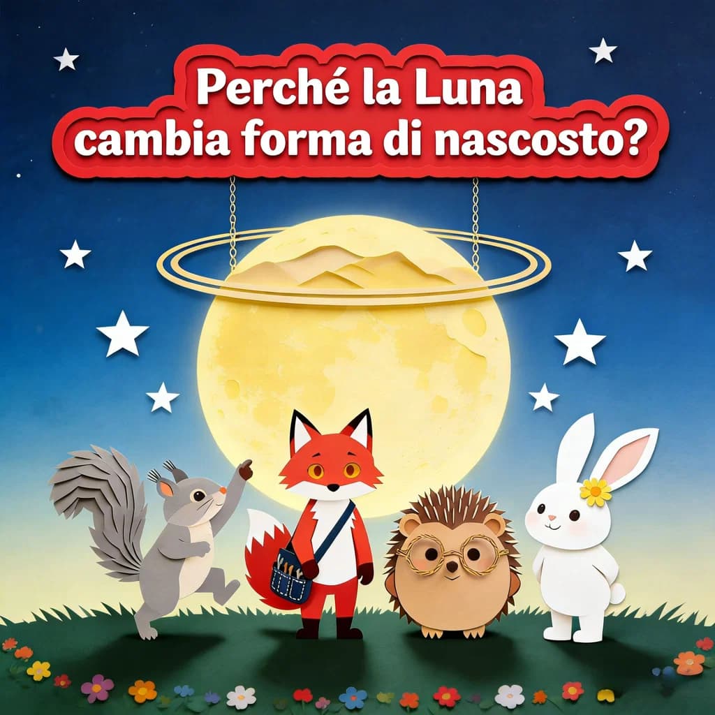 Perché la Luna cambia forma di nascosto?