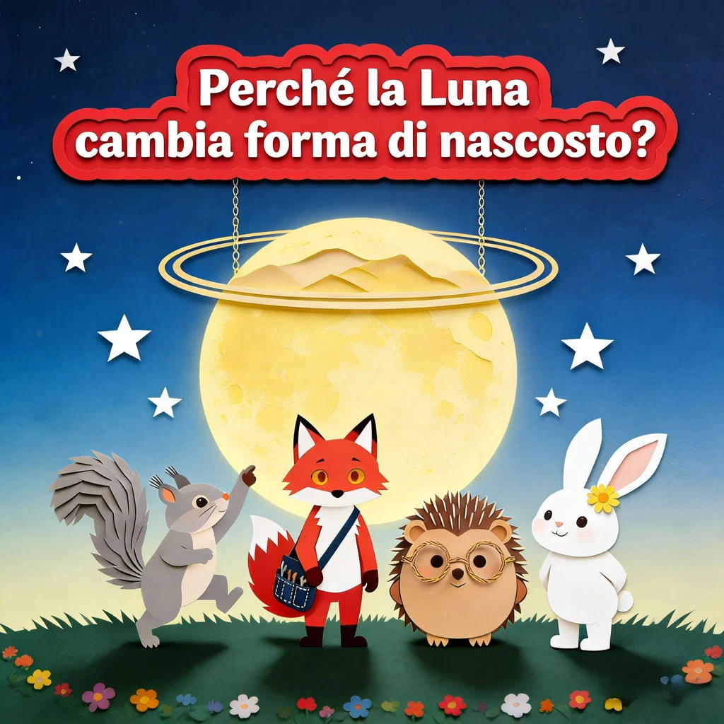 Perché la Luna cambia forma di nascosto?