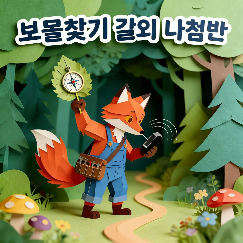 보물찾기 길의 나침반