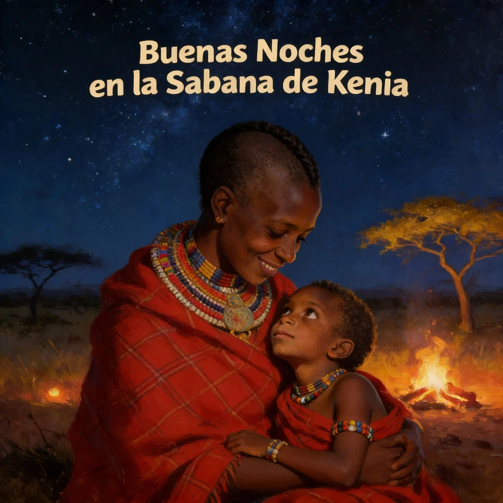Buenas Noches en la Sabana de Kenia