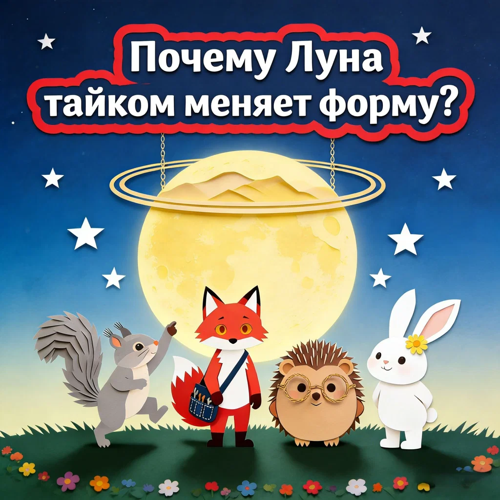 Почему Луна тайком меняет форму?