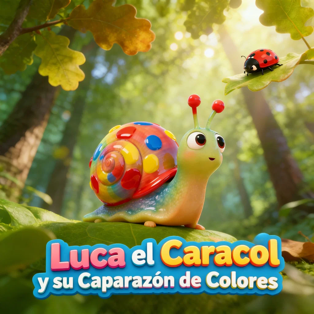 Luca el Caracol y su Caparazón de Colores