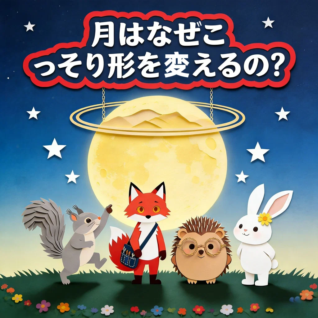 月はなぜこっそり形を変えるの?