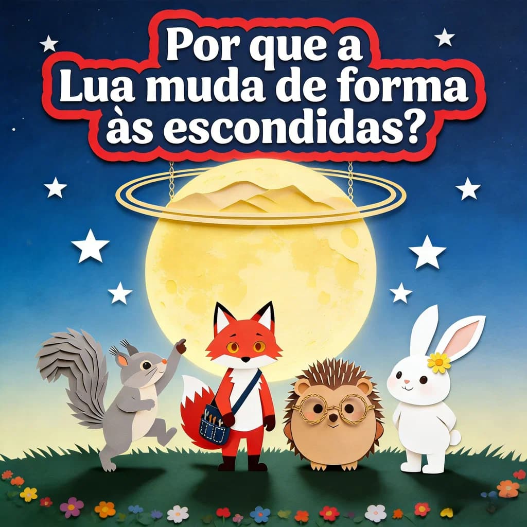 Por que a Lua muda de forma às escondidas?