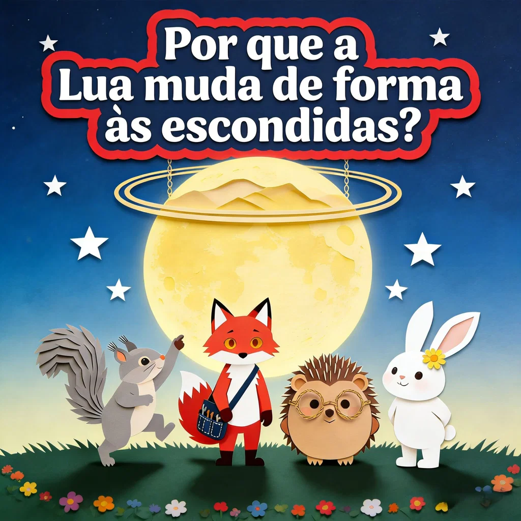 Por que a Lua muda de forma às escondidas?