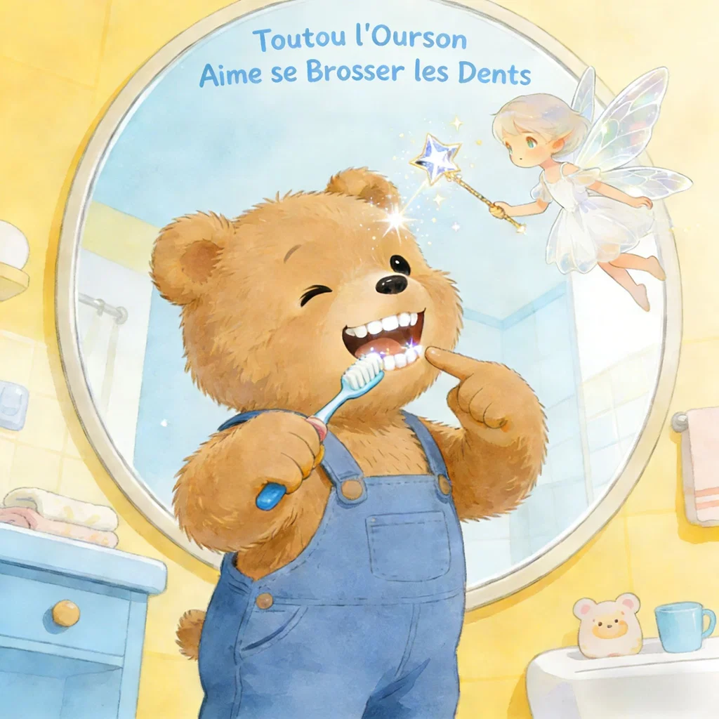 Toutou l'Ourson Aime se Brosser les Dents
