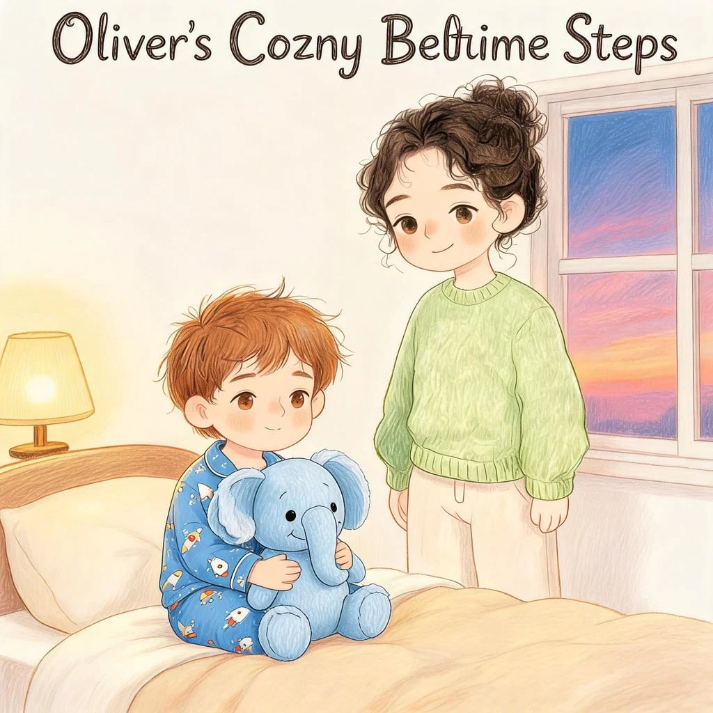 Oliver's Cozy Bedtime Steps