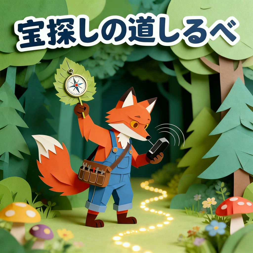 宝探しの道しるべ