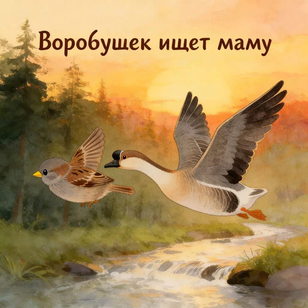Воробушек ищет маму