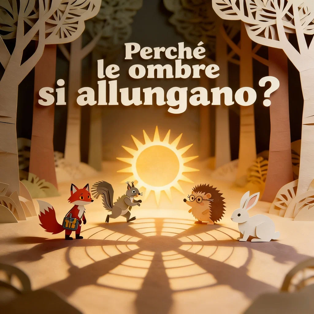 Perché le ombre si allungano?