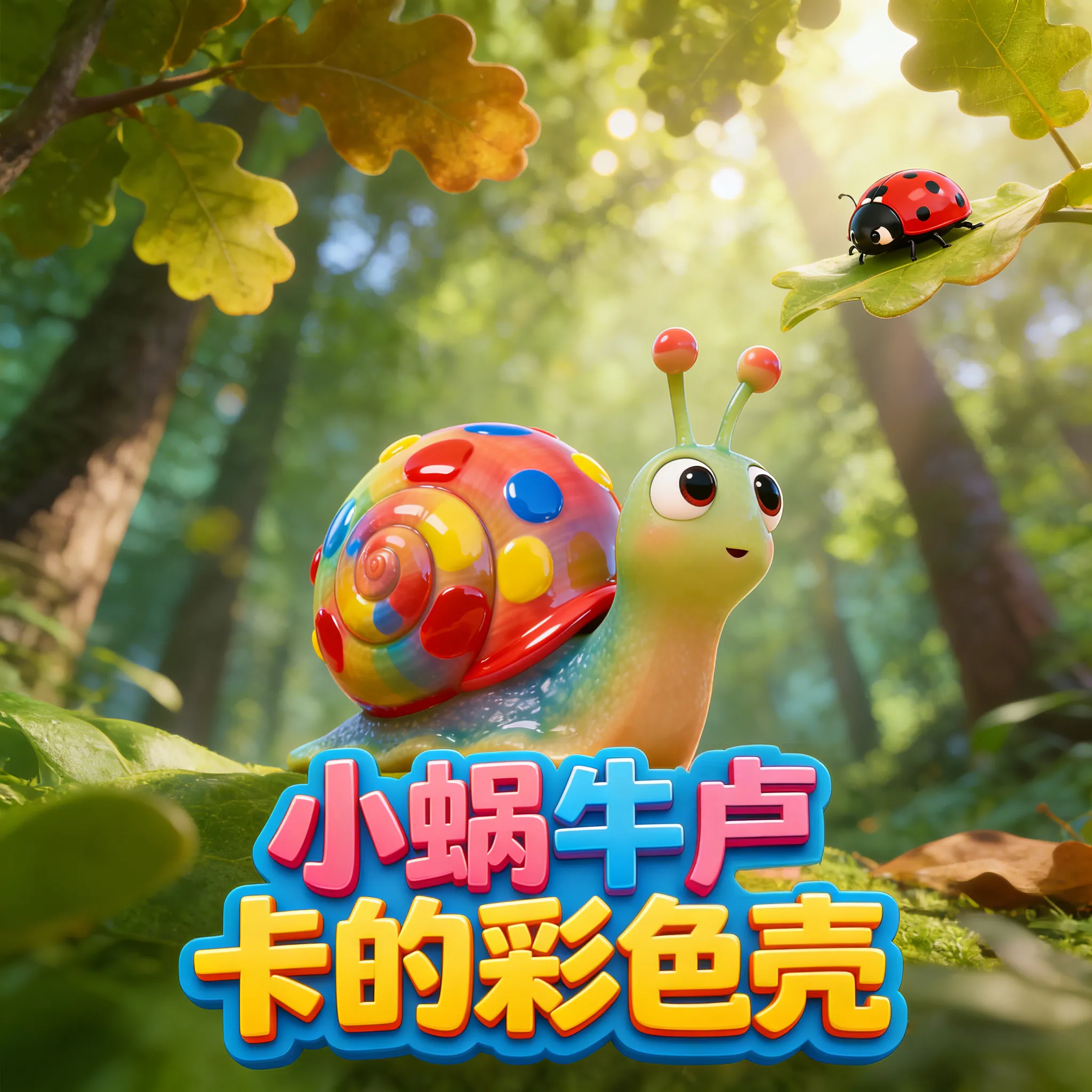小蜗牛卢卡的彩色壳