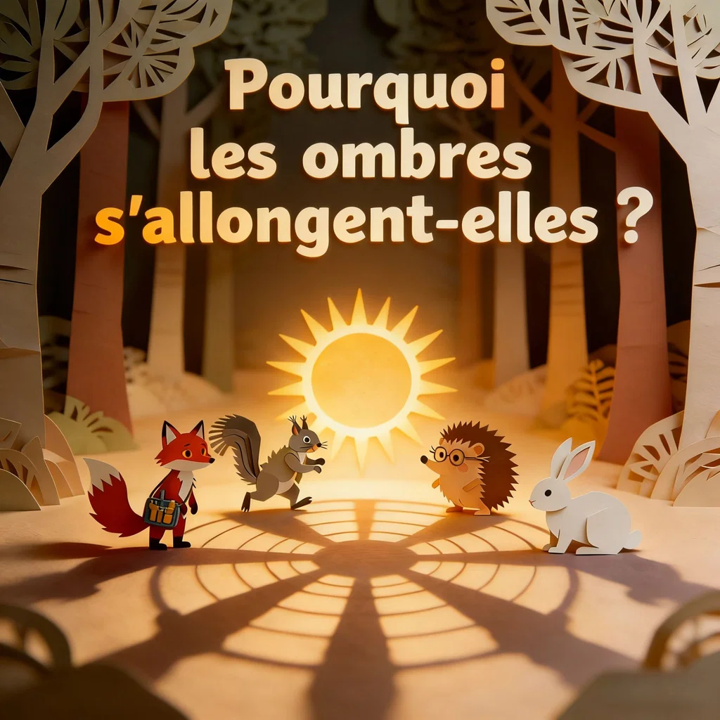 Pourquoi les ombres s'allongent-elles ?