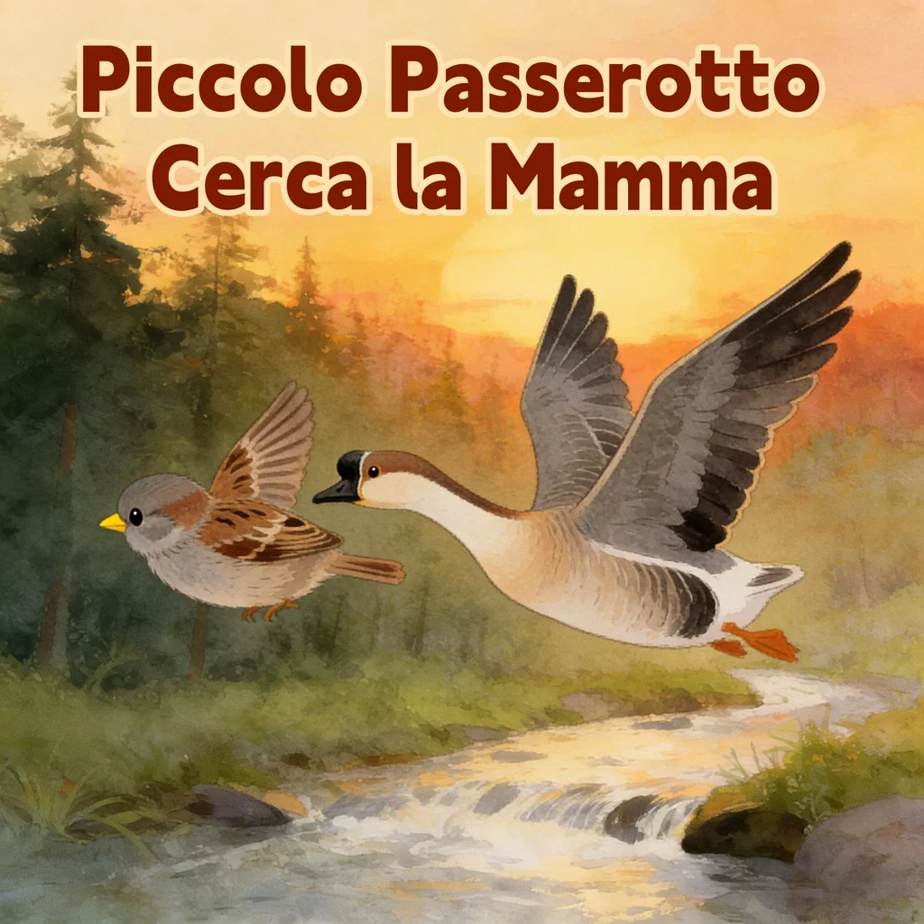 Piccolo Passerotto Cerca la Mamma